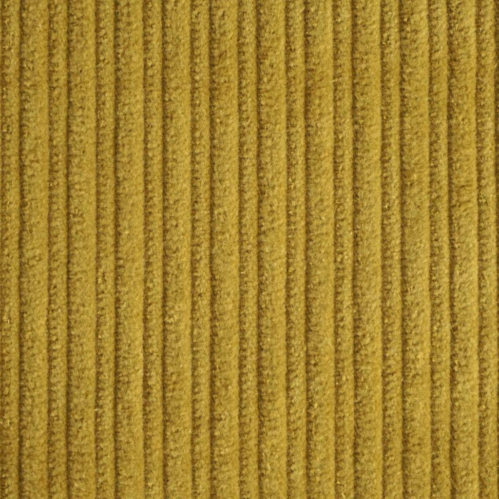 Breitcord high-low Baumwolle senfgelb